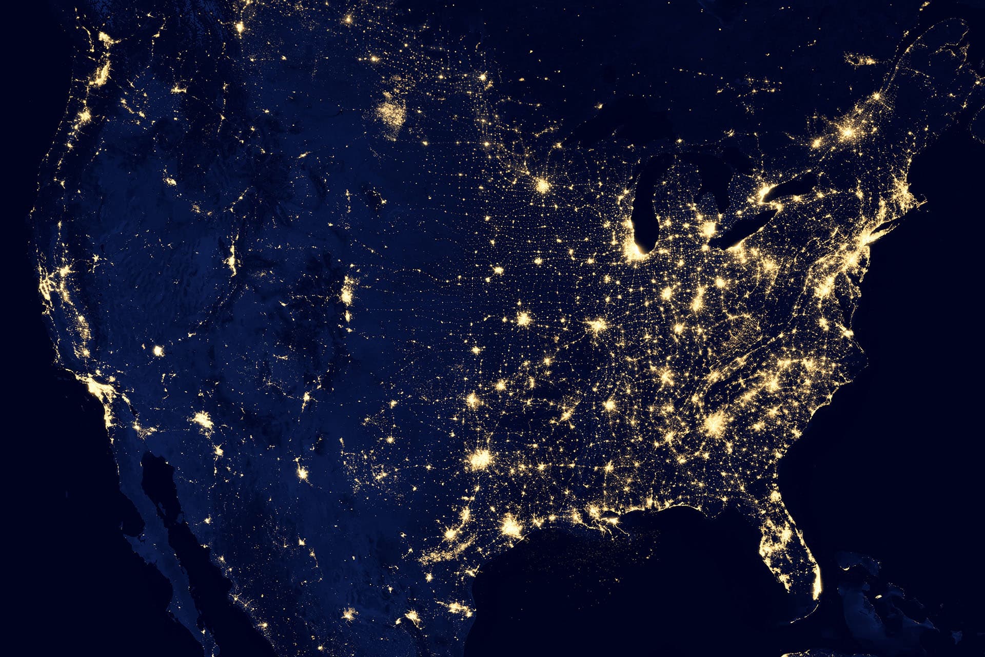 USA map